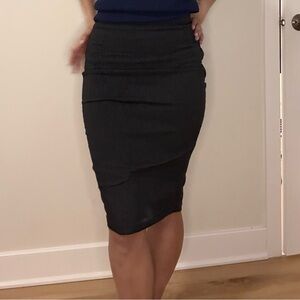 Elegant Black Pencil Skirt